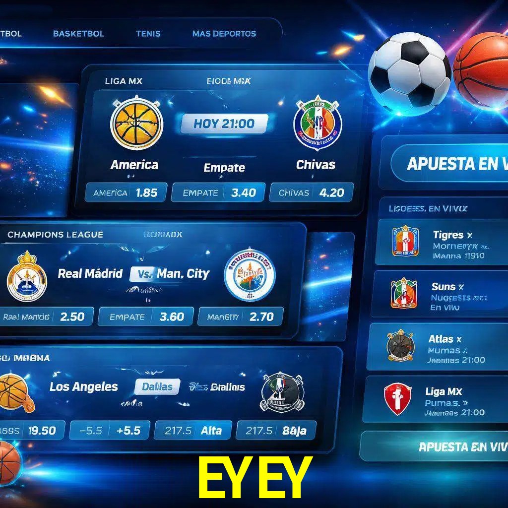Mercados de apuestas deportivas EYEY para jugadores en México