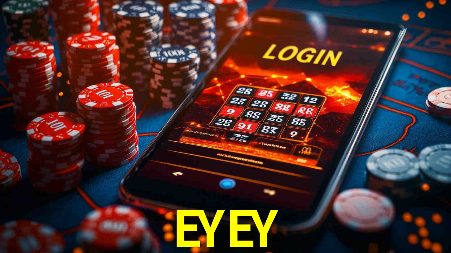 Interfaz de la app móvil EYEY en un smartphone moderno
